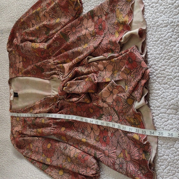 Beach Riot Size Medium Glitter Floral Wrap Swim Cover - Picture 5 of 12